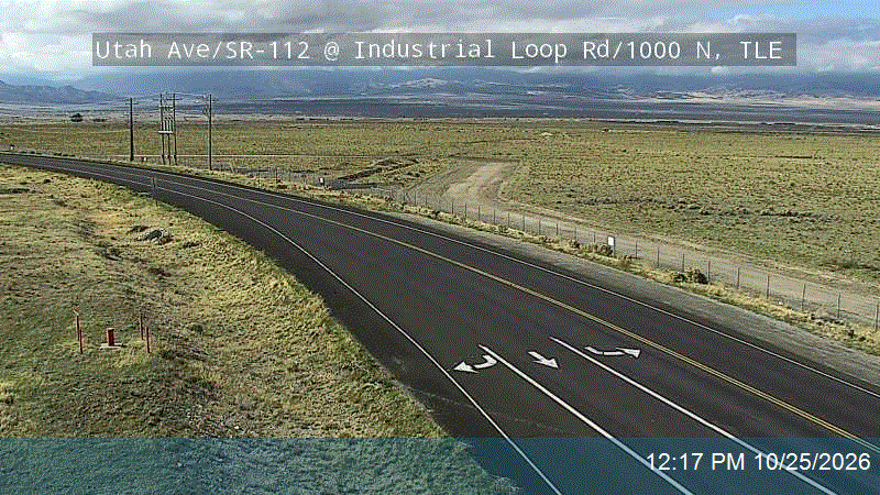 Utah Ave / SR-112 @ Industrial Loop Rd / 1000 N / SR-112, TLE