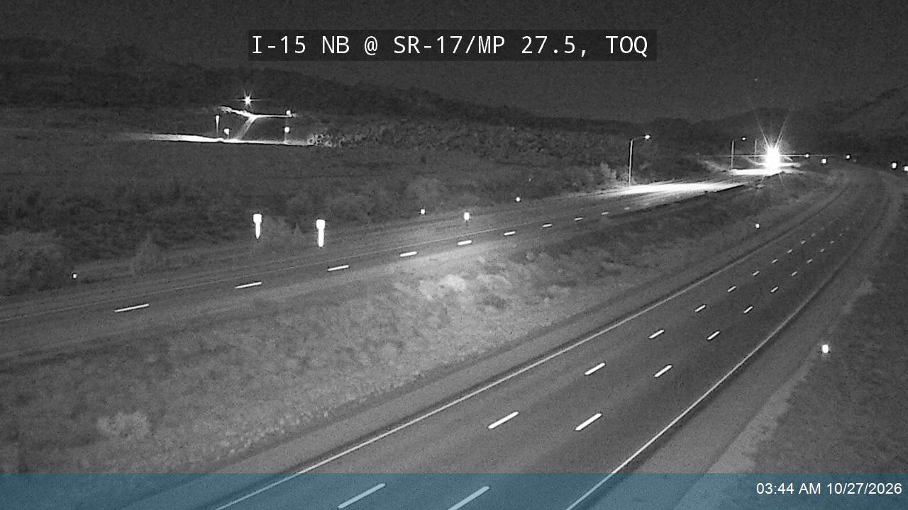 I-15 NB @ SR-17 / MP 27.5, TOQ