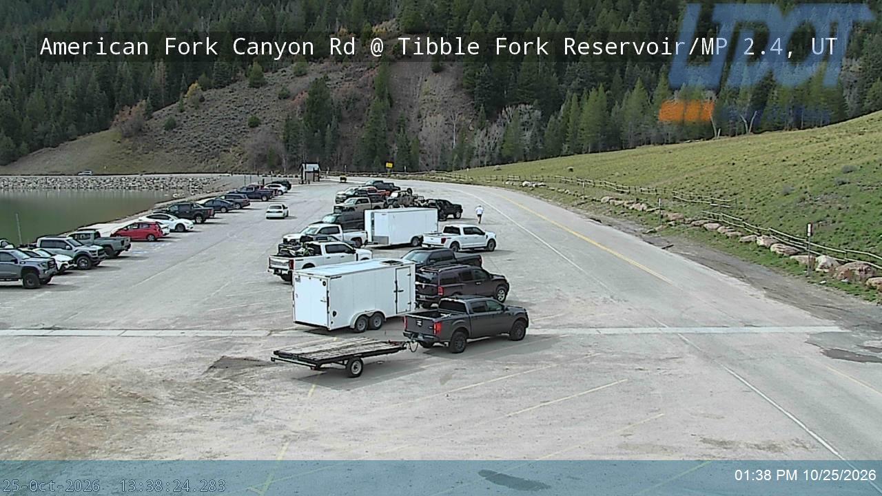 American Fork Canyon Rd / SR-144 @ Tibble Fork Reservoir / MP 2.4, UT