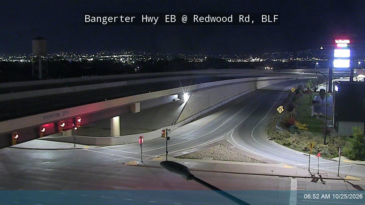 Bangerter Hwy / SR-154 EB @ Redwood Rd / SR-68, BLF