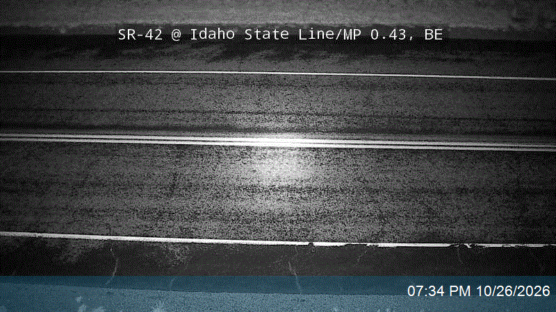 SR-42 @ Idaho State Line / MP 0.43, BE
