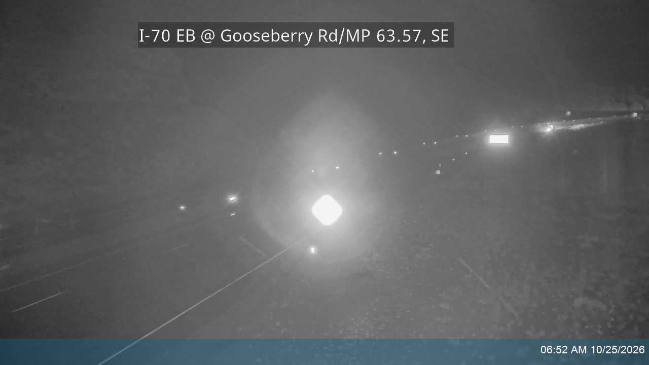 I-70 EB @ Gooseberry Rd / MP 63.57, SE