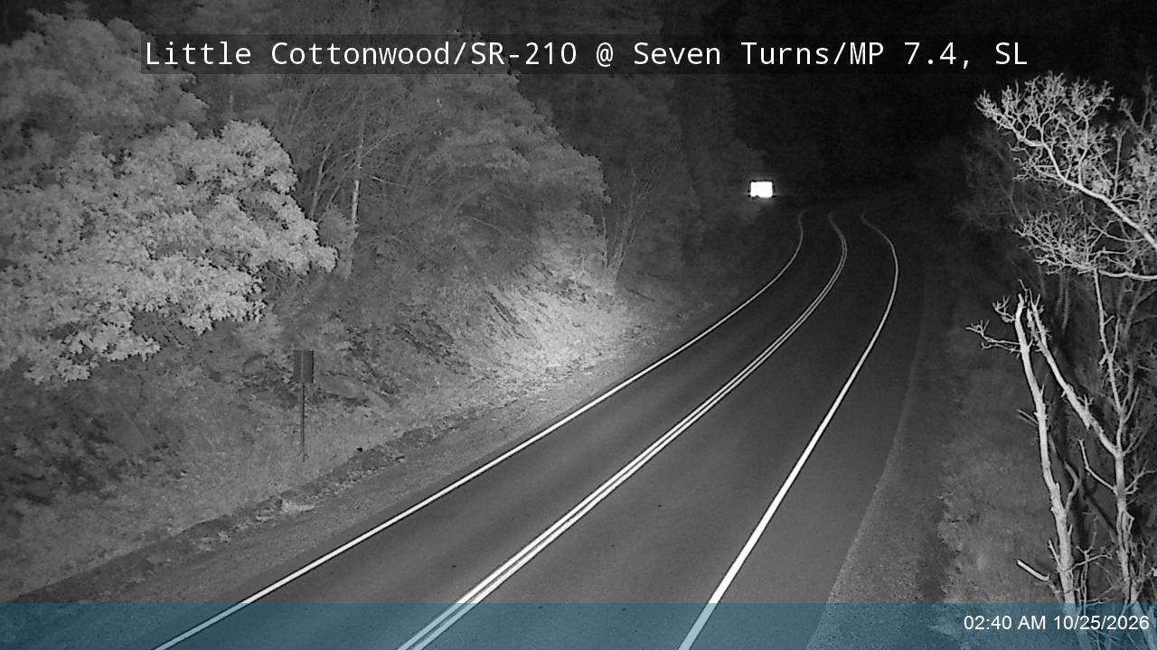 Little Cottonwood Rd / SR-210 EB @ Seven Turns / MP 7.4, SL