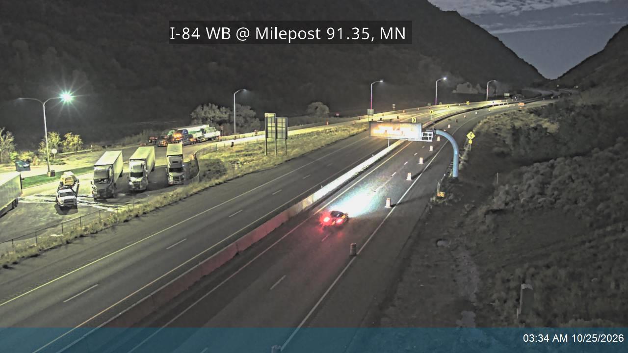 I-84 / Weber Canyon WB @ Milepost 91.35, MN