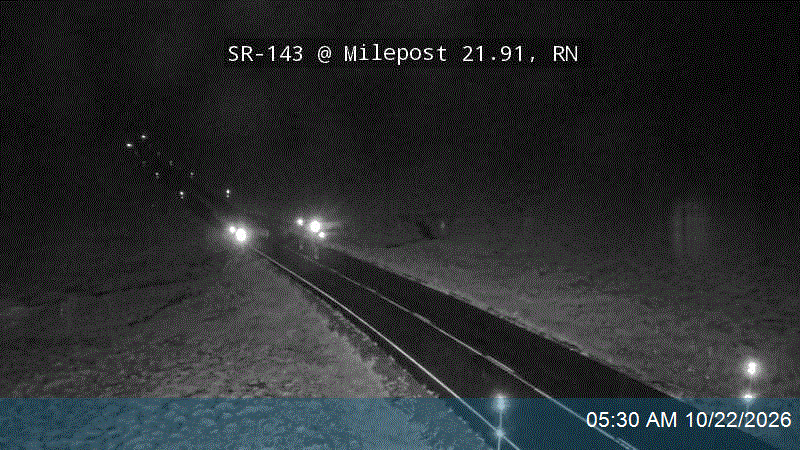 UDOT traffic camera: SR-143 @ Milepost 21.91