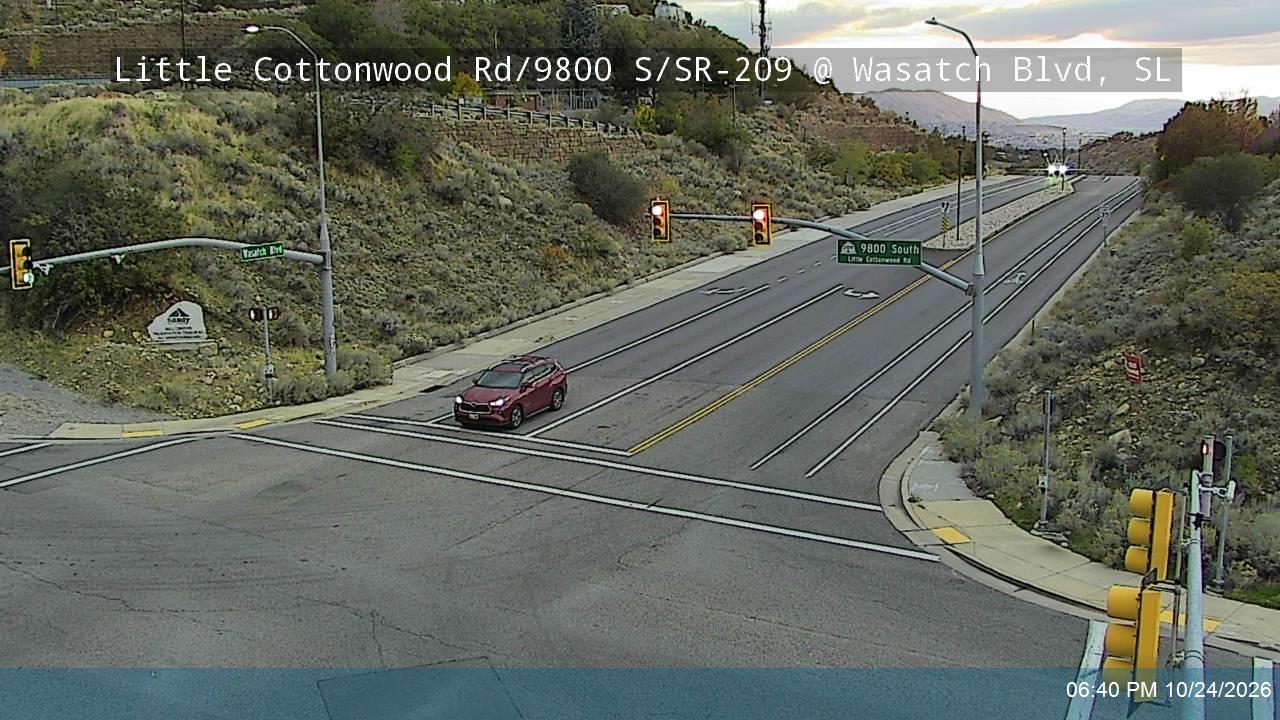 Little Cottonwood Rd / 9800 S / SR-209 @ Wasatch Blvd / 3400 E, SL