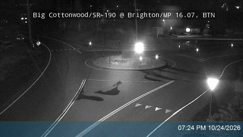 Big Cottonwood Canyon Rd / SR-190 @ Brighton / MP 16.07, BTN