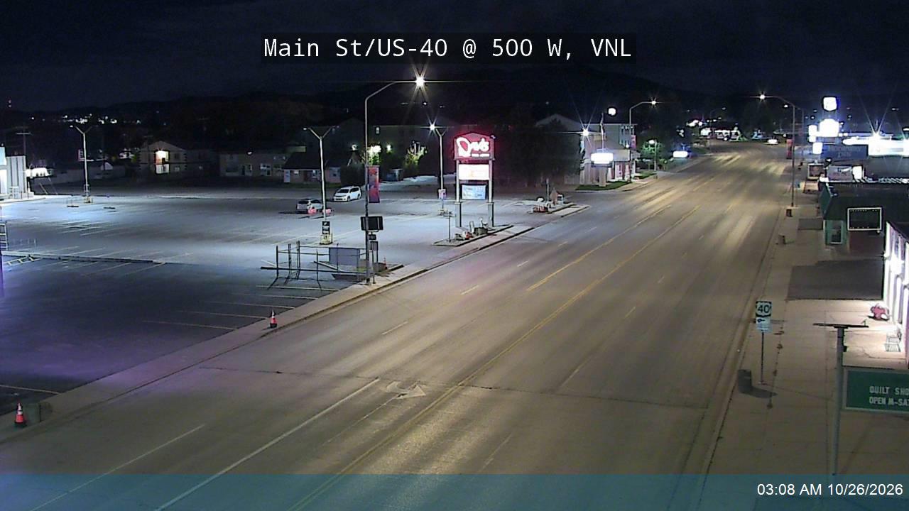 Main St / US-40 @ 500 W / SR-121, VNL