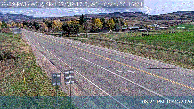 SR-39 RWIS WB @ SR-167 / Trappers Loop / MP 17.53, WB