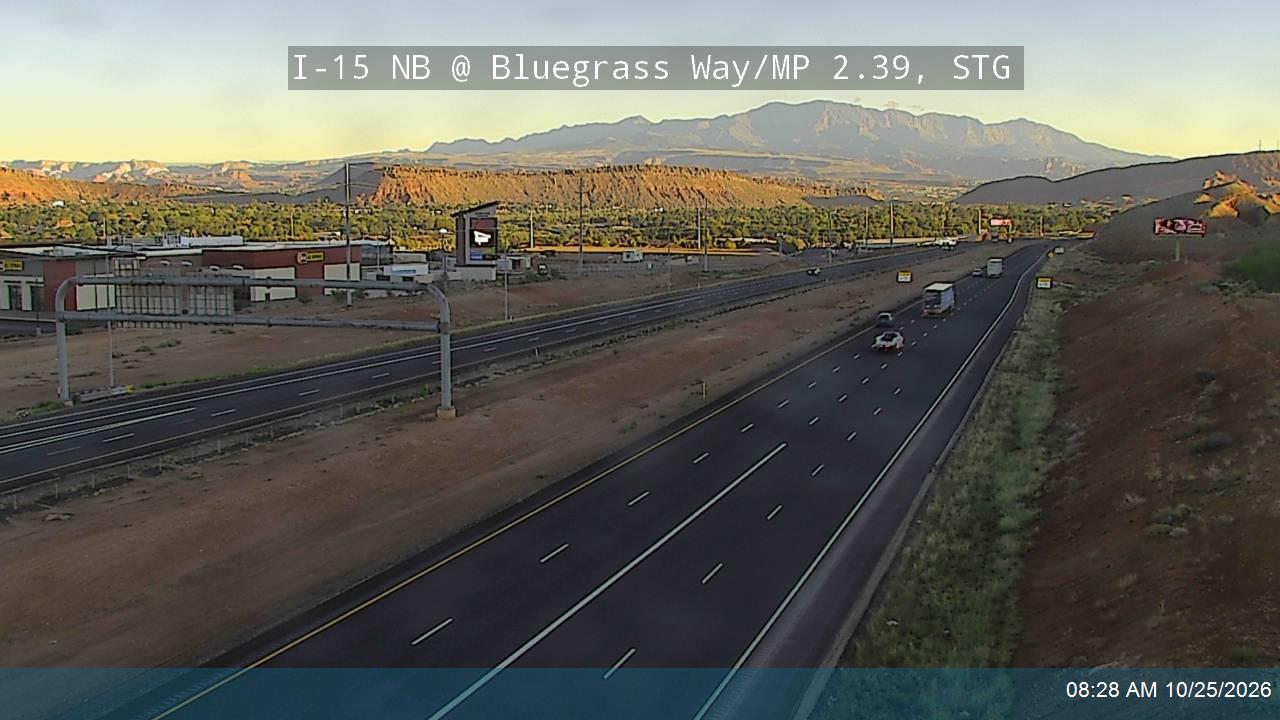I-15 NB @ Bluegrass Way / MP 2.39, STG