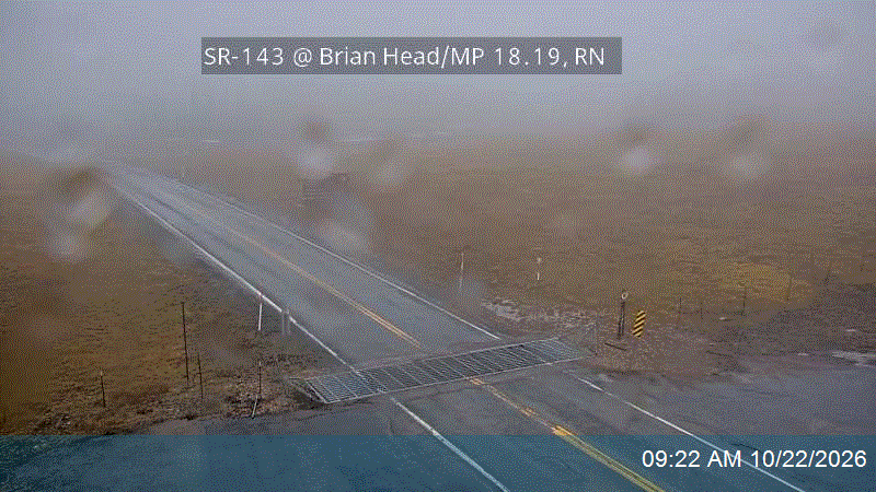 UDOT traffic camera: SR-143 @ Brian Head / Milepost 18.19