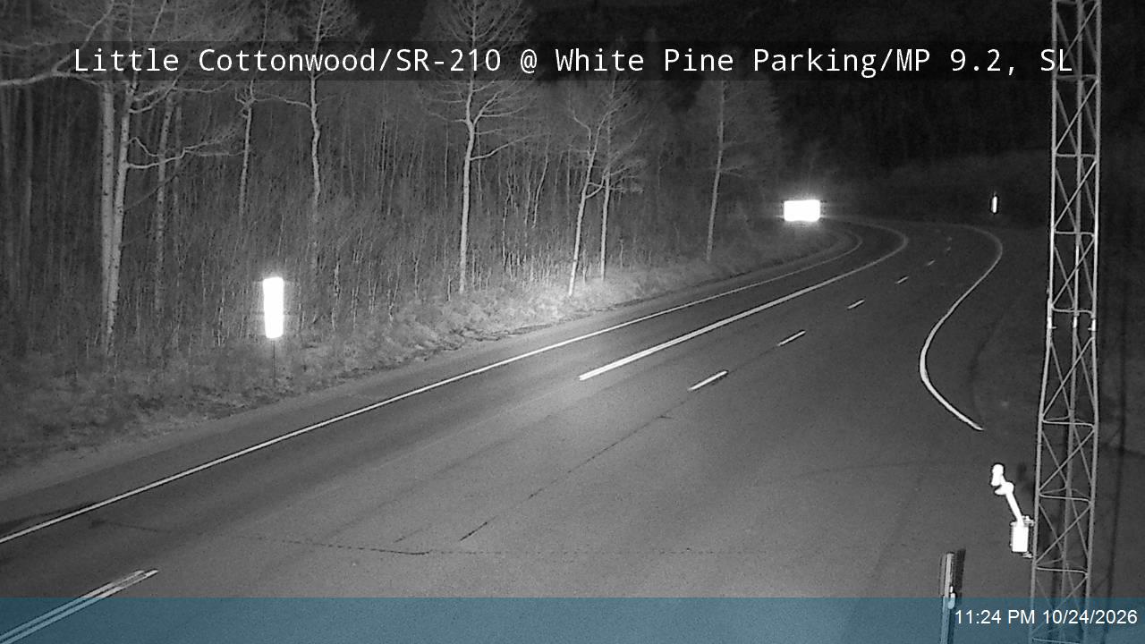 Little Cottonwood Rd / SR-210 EB @ White Pine Parking / MP 9.2, SL