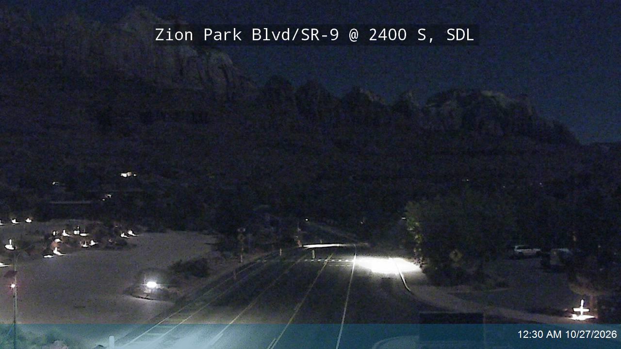 Zion Park Blvd / SR-9 @ 2400 S, SDL