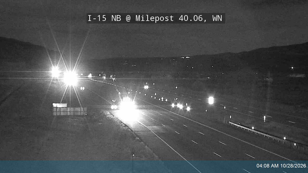 I-15 NB @ Milepost 40.06, WN