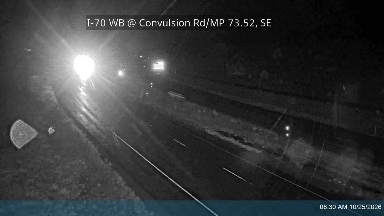 I-70 WB @ Convulsion Rd / MP 73.52, SE