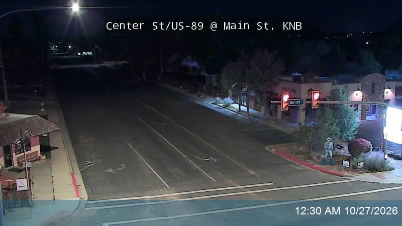 Center St / US-89 @ Main St, KNB