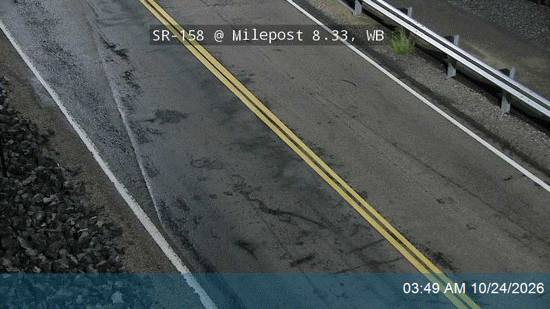 SR-158 @ Milepost 8.33, WB