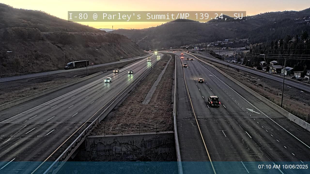 I-80 EB @ Parley's Summit/ MP 139.24, SU