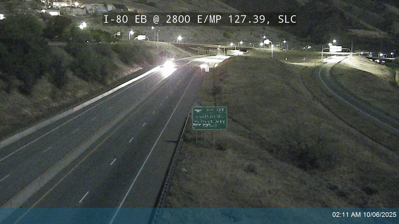 I-80 EB @ 2800 E/ MP 127.39, SL