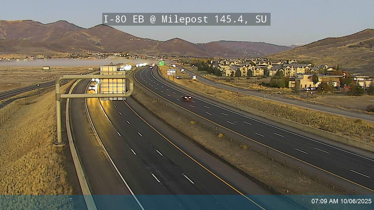 I-80 EB @ West of US-40/ MP 145.4, SU