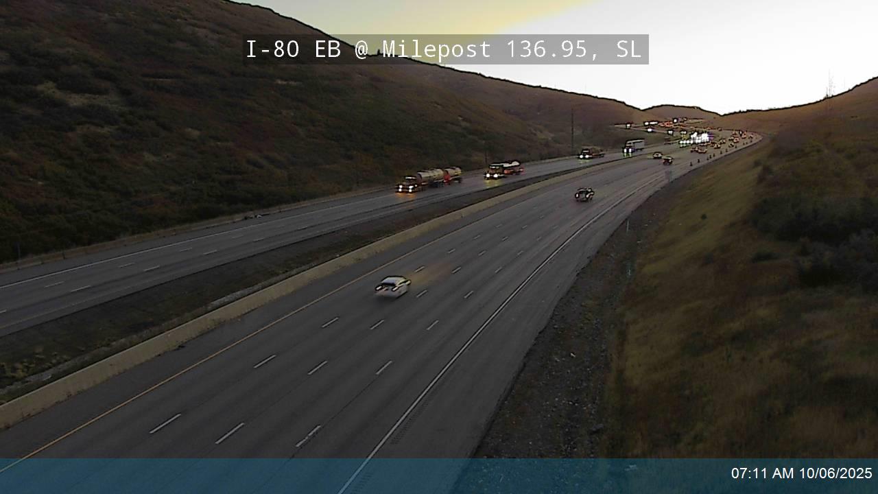 I-80 Parleys Canyon EB @ Milepost 136.95, SL
