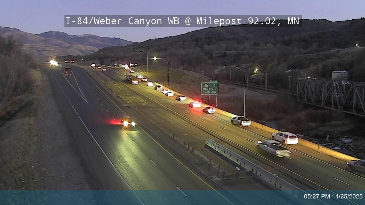 I-84 / Weber Canyon WB  @ Milepost 92.02, MN                                                        