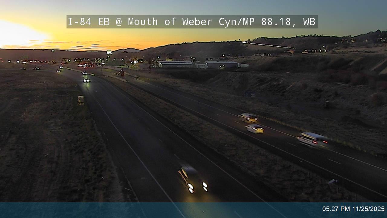 I-84 EB @ Mouth of Weber Cyn / MP 88.18, WB                                                         