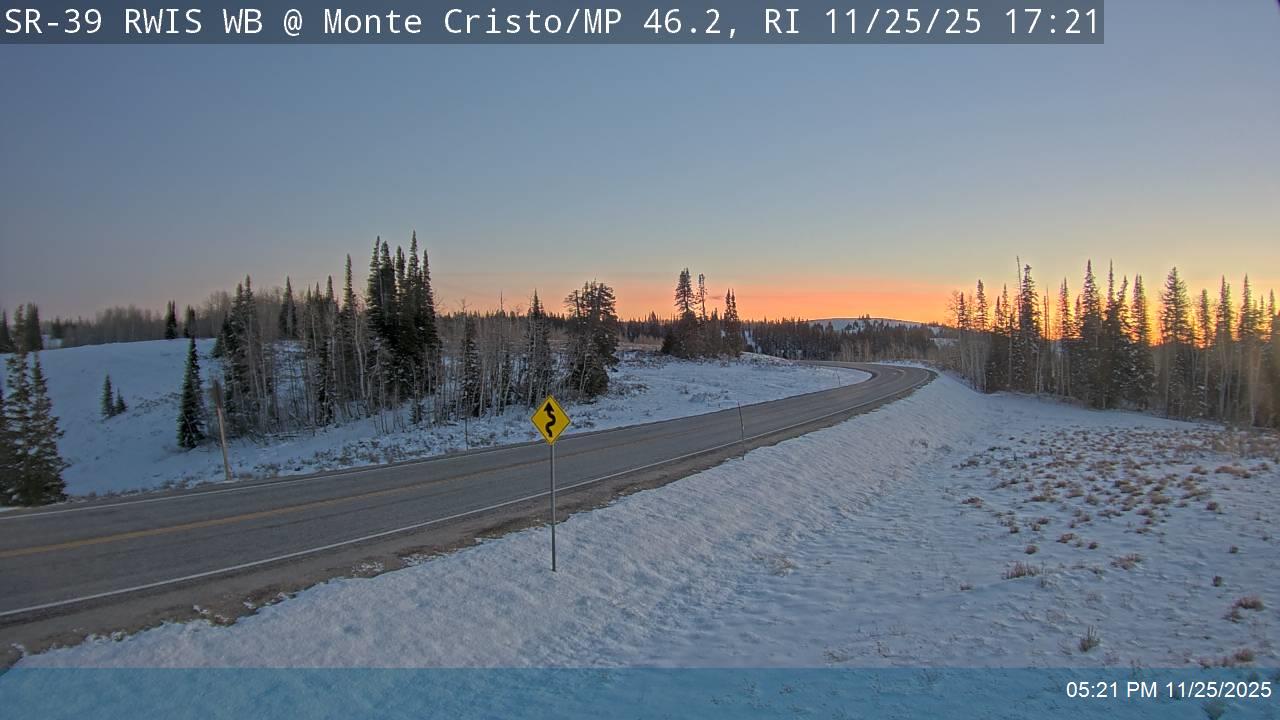 SR-39 RWIS WB @ Monte Cristo / MP 46.2, RI                                                          
