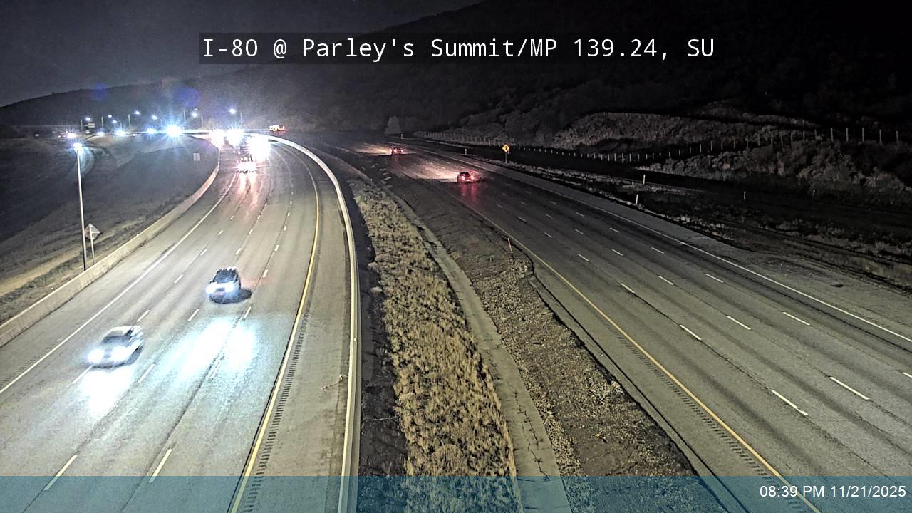 I-80 EB @ Parley's Summit/ MP 139.24, SU