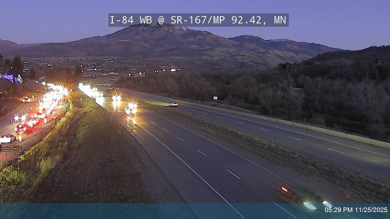 I-84 WB @ SR-167 / MP 92.42, MN