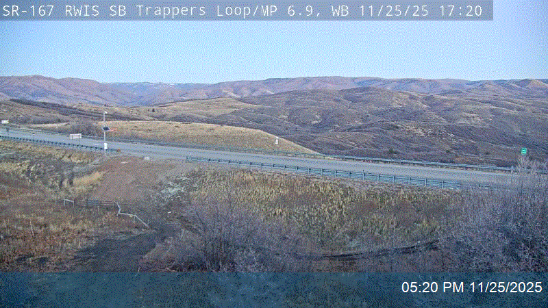 SR-167 / Trappers Loop RWIS SB @ SR-226 / Snow Basin Rd / MP 6.92, WB