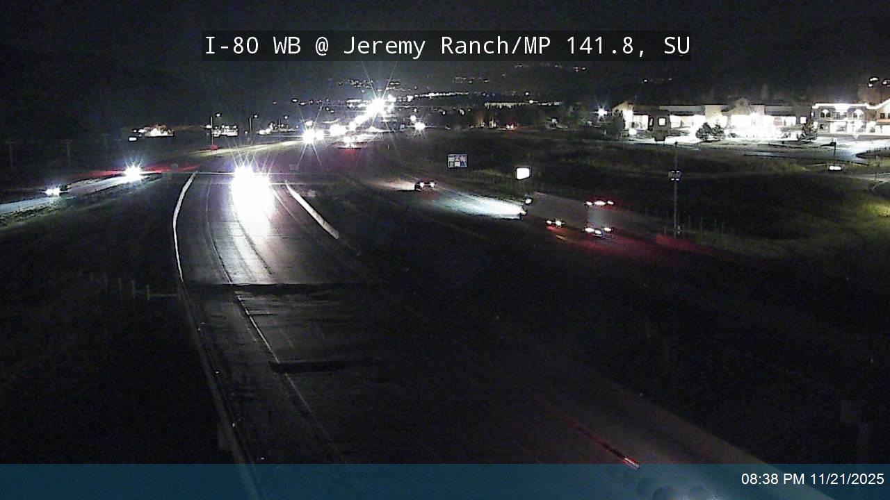 I-80 WB @ Jeremy Ranch/ MP 141.8, SU
