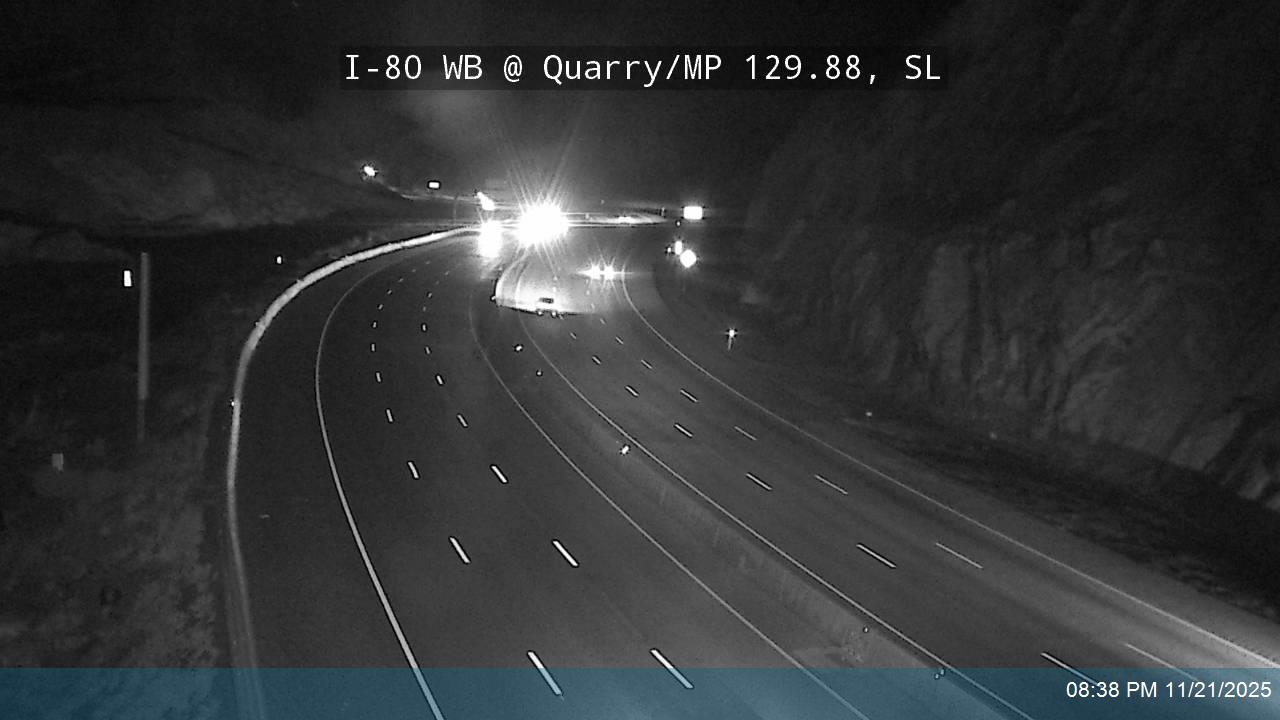 I-80 Parley's Canyon WB @ Quarry/ MP 129.88, SL