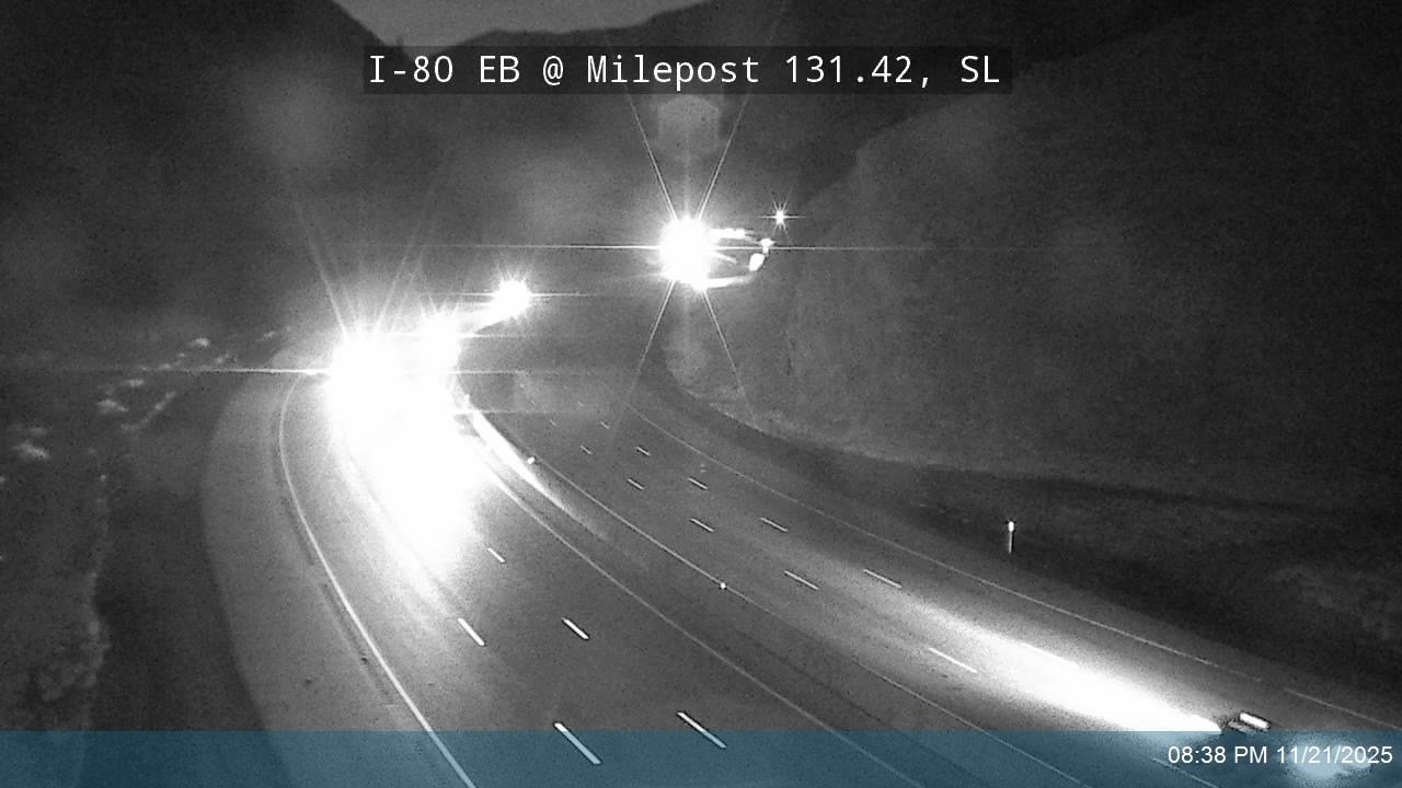 I-80 Parley's Canyon EB @ Milepost 131.42, SL