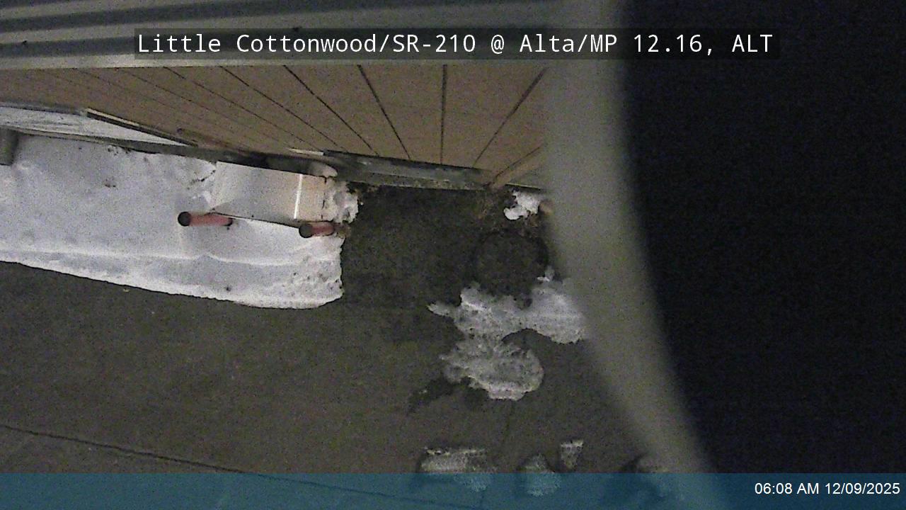 Little Cottonwood Rd / SR-210 WB @ Alta / MP 12.16, ALT                                             