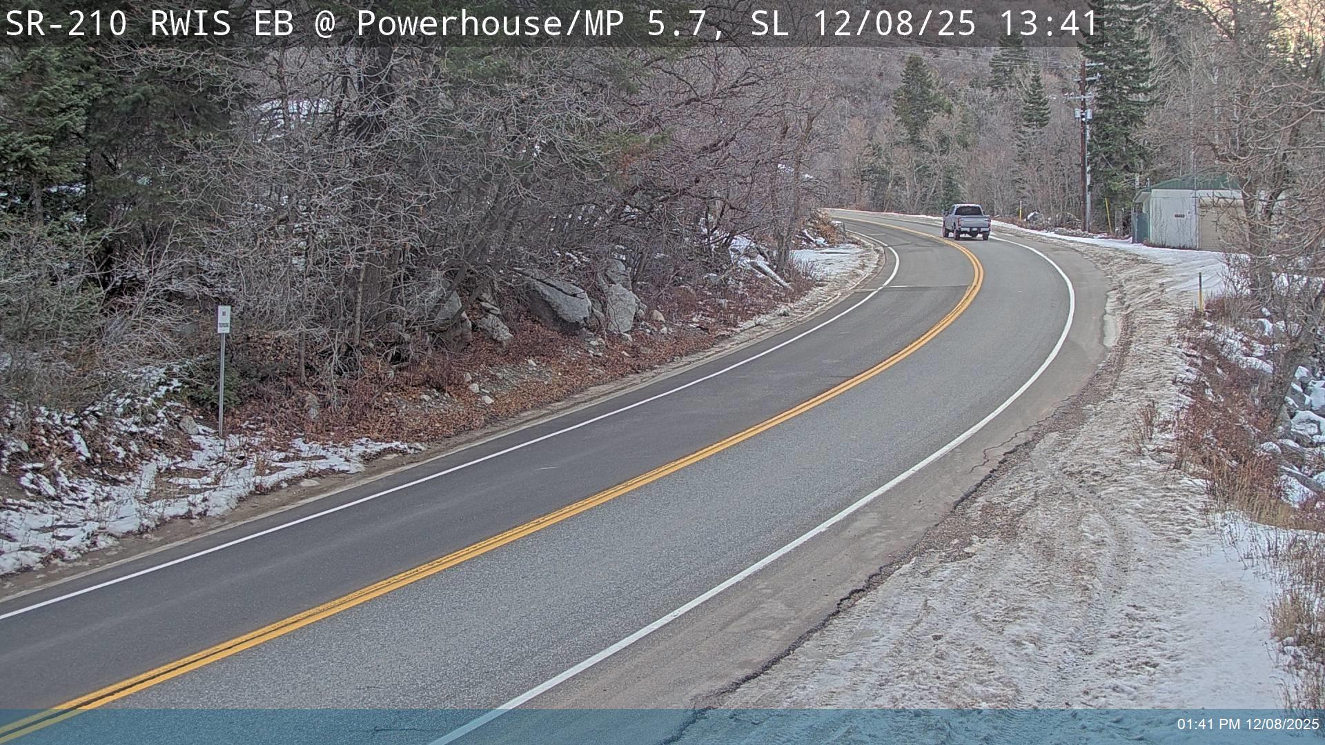 Little Cottonwood Rd / SR-210 RWIS EB @ Powerhouse / MP 5.67, SL                                    