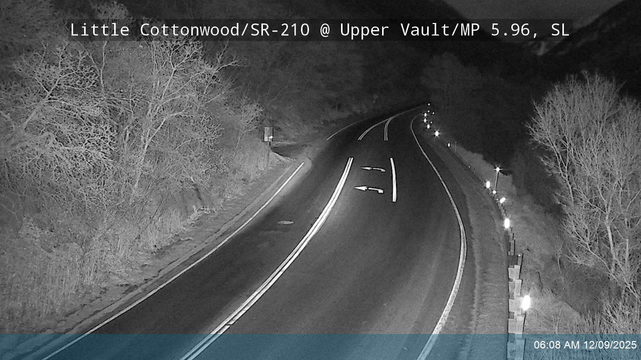 Little Cottonwood Rd / SR-210 @ Upper Vault / MP 5.96, SL