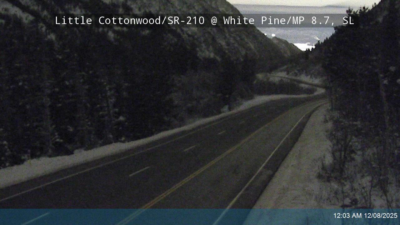 Little Cottonwood Rd / SR-210 @ White Pine / MP 8.7, SL
