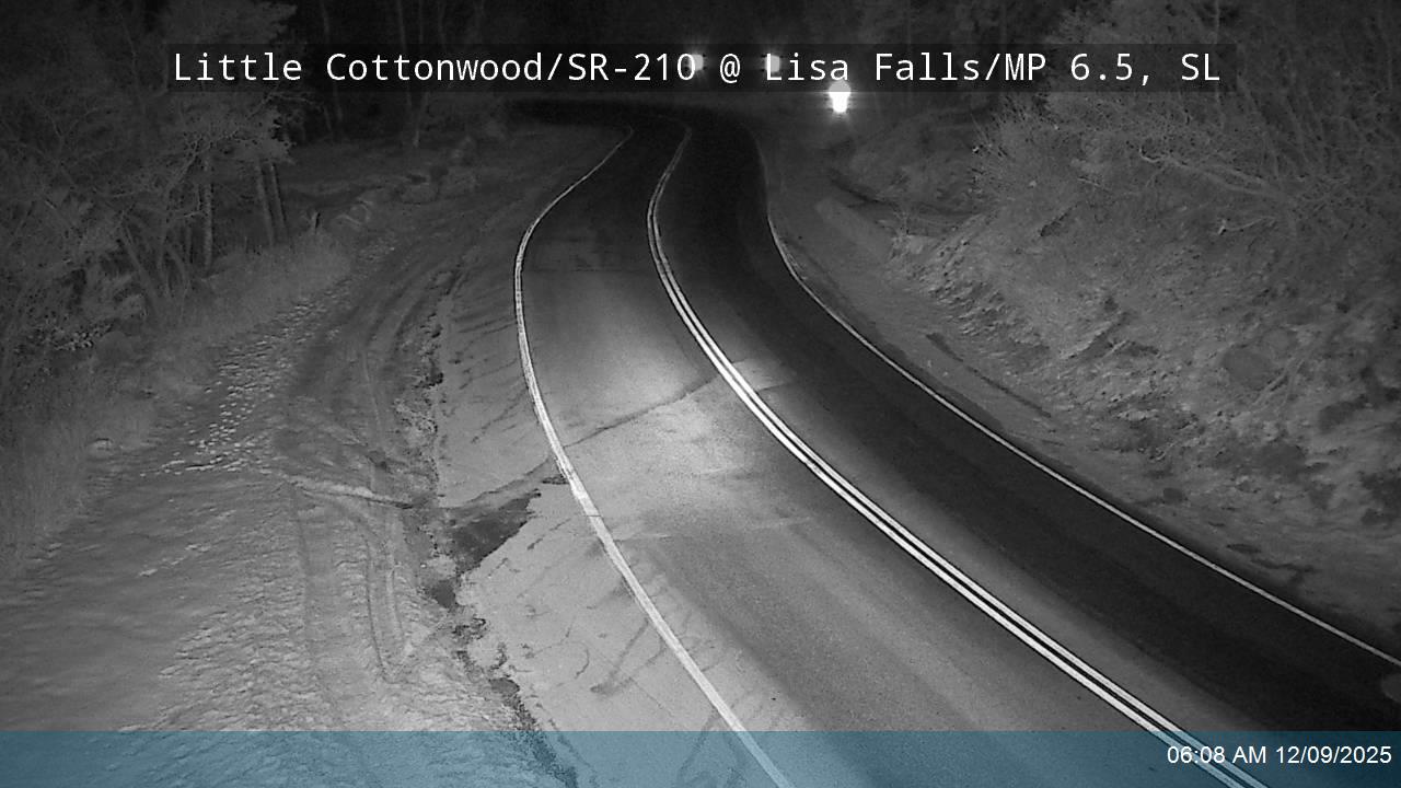 Little Cottonwood Rd / SR-210 @ Lisa Falls / MP 6.5, SL