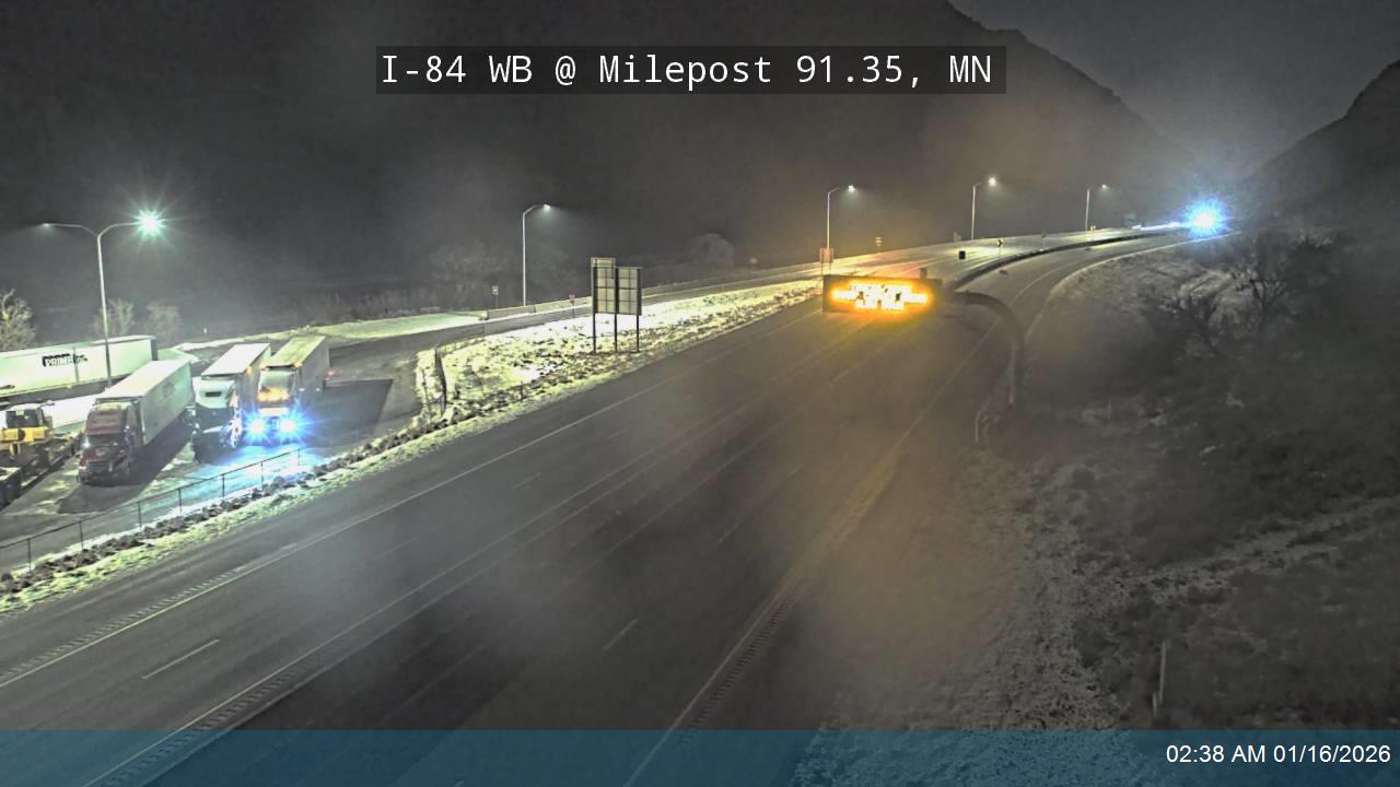 I-84 / Weber Canyon WB @ Milepost 91.35, MN
