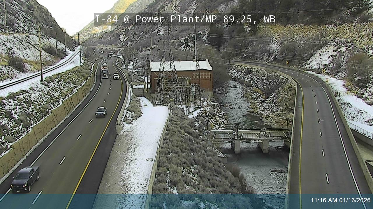I-84 / Weber Canyon @ Power Plant / MP 89.25, WB