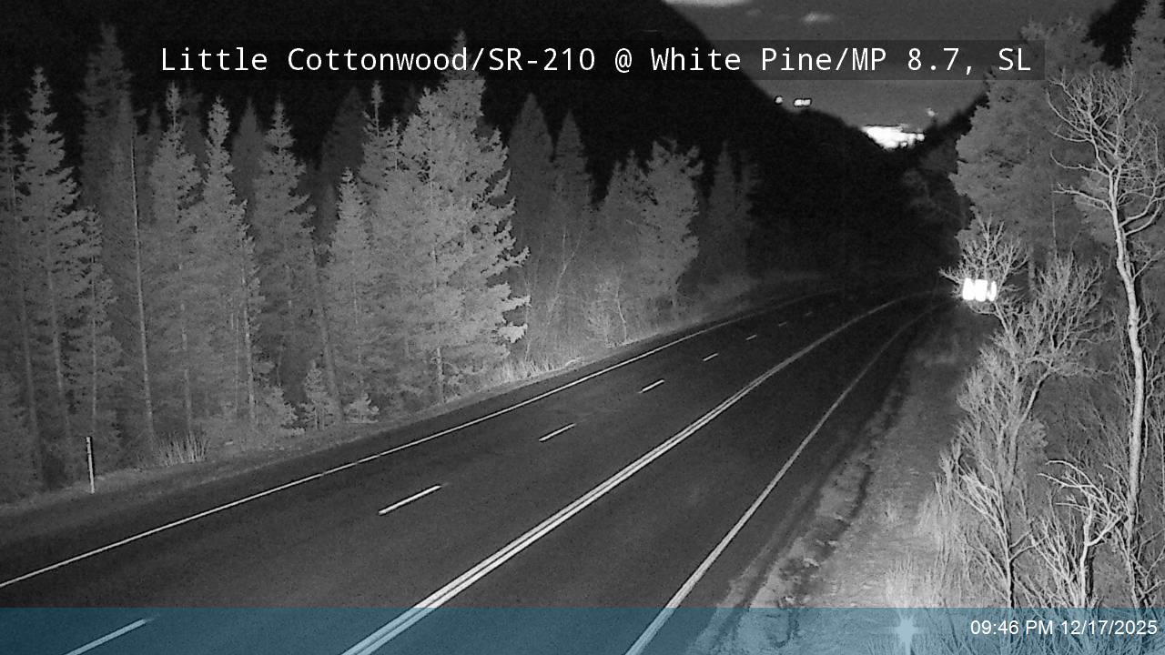 Little Cottonwood Rd / SR-210 @ White Pine / MP 8.7, SL