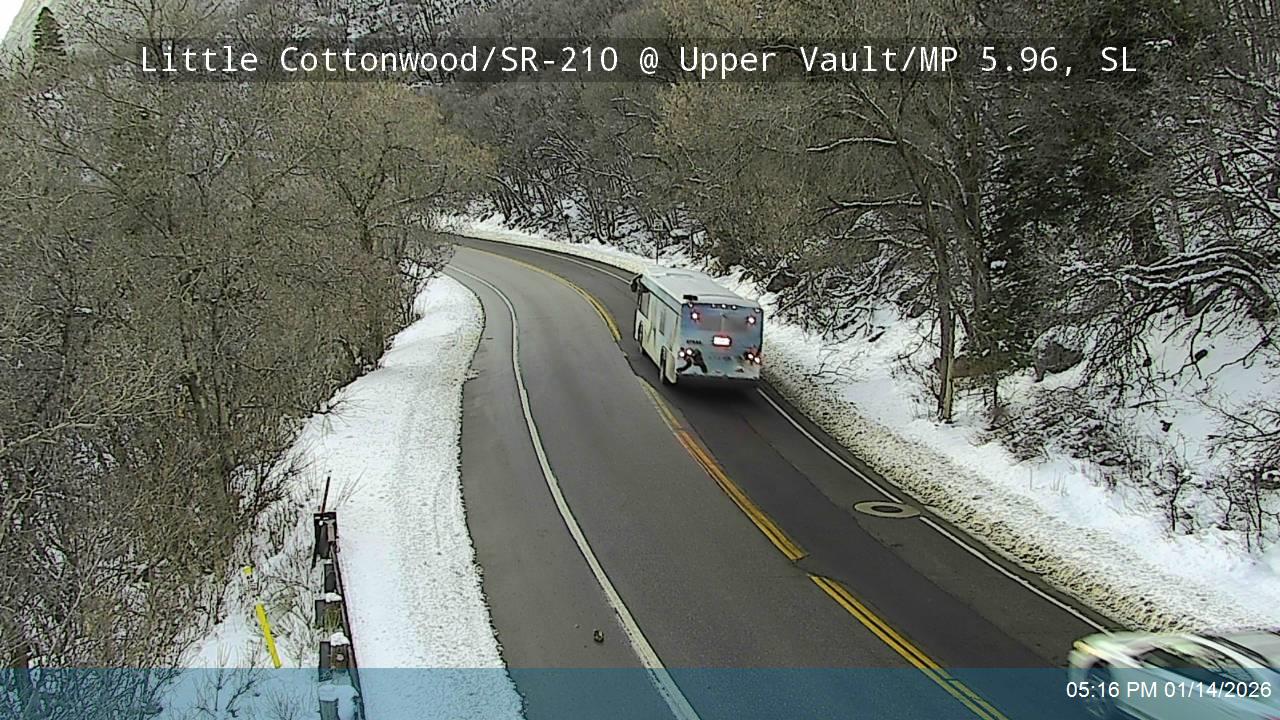 Little Cottonwood Rd / SR-210 @ Upper Vault / MP 5.96, SL