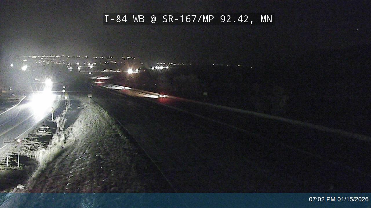 I-84 WB @ SR-167 / MP 92.42, MN