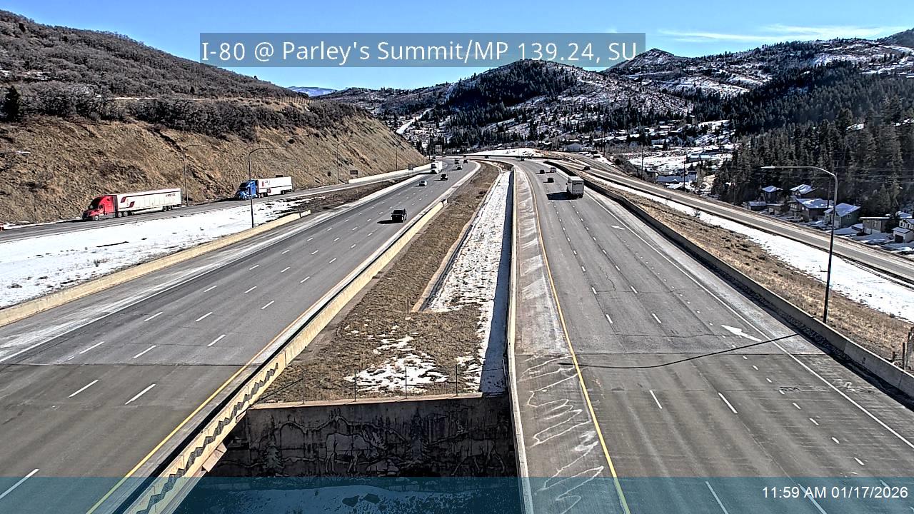 I-80 EB @ Parley's Summit/ MP 139.24, SU
