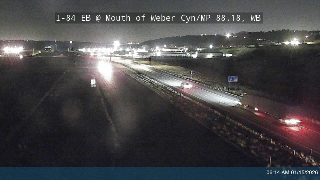 I-84 EB @ Mouth of Weber Cyn / MP 88.18, WB                                                         
