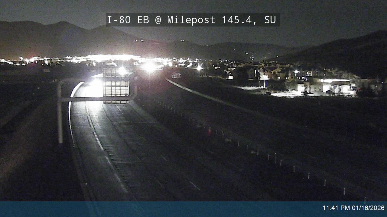 I-80 EB @ West of US-40/ MP 145.4, SU