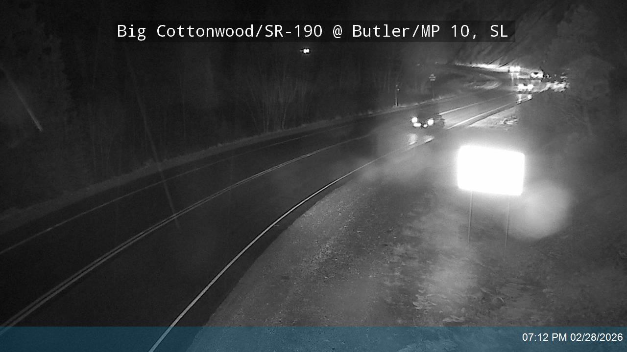 Big Cottonwood Canyon Rd / SR-190 @ Butler / MP 10, SL