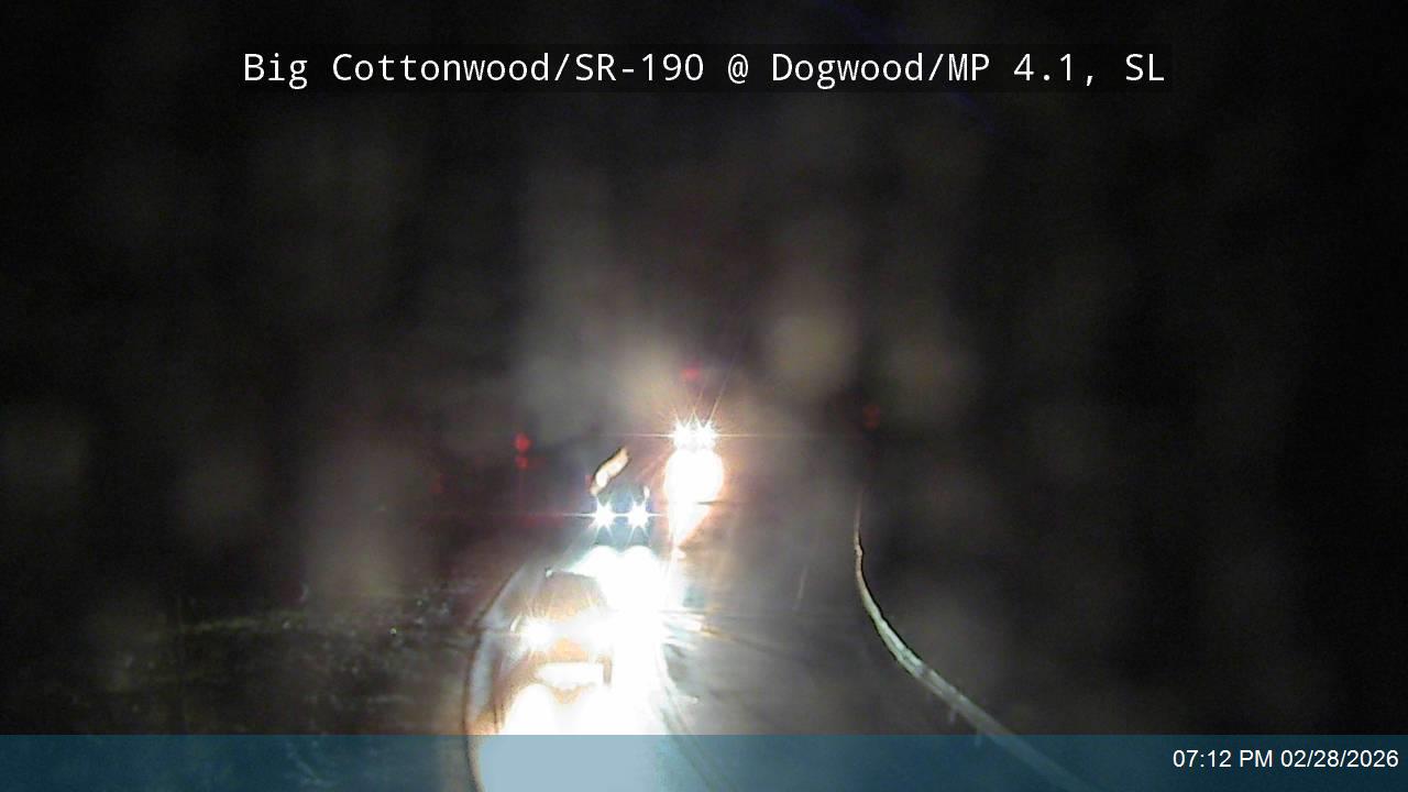 Big Cottonwood Canyon Rd / SR-190 @ Dogwood / MP 4.1, SL