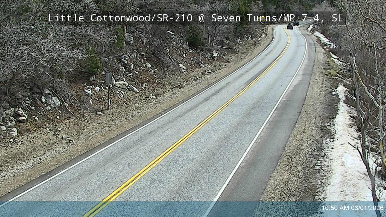 Little Cottonwood Rd / SR-210 EB @ Seven Turns / MP 7.4, SL